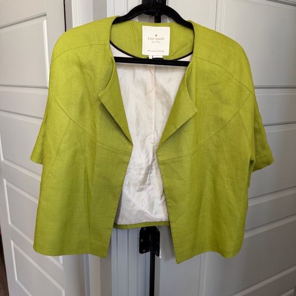kate spade Jackets & Blazers - Kate Spade New York Micah Cropped Blazer in Moroccan Green